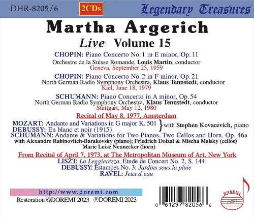 Martha Argerich - Martha Argerich Live, Vol. 15 (Live) (2023)