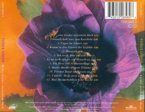 Patrick Lindner - Meine Lieder streicheln Dich (1995) CD-Rip