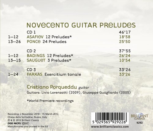 Cristiano Porqueddu - Novecento Guitar Preludes (2012)