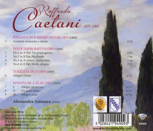 Alessandra Ammara - Caetani: Piano Music (2014)