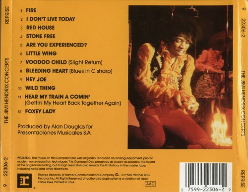 Jimi Hendrix - The Jimi Hendrix Concerts (Remastered 1989)