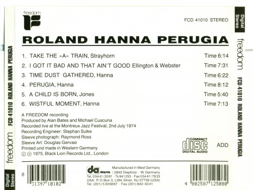 Roland Hanna - Perugia (1987)