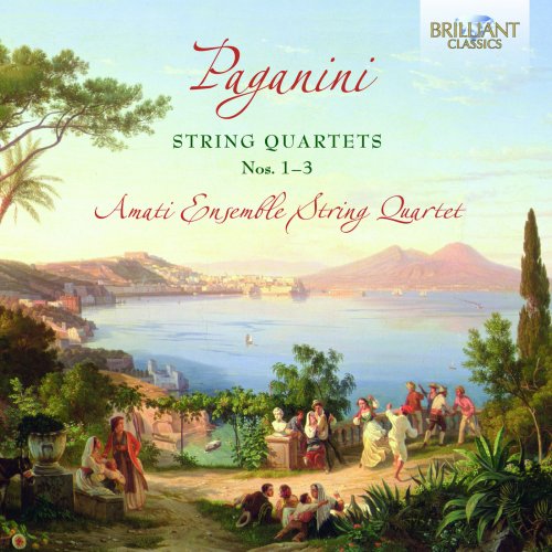 Amati Ensemble String Quartet, Gil Sharon, Sonja van Beek, Ron Ephrat, Floris Mijnders - Paganini: String Quartets (2012)