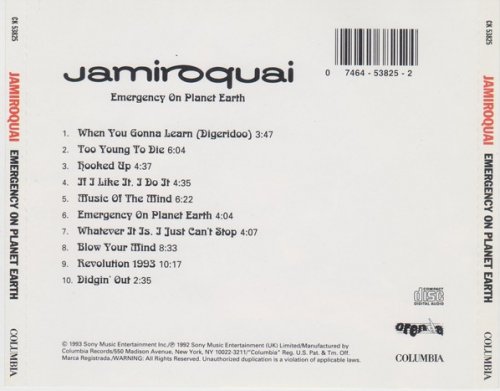 Jamiroquai - Emergency On Planet Earth (1993)