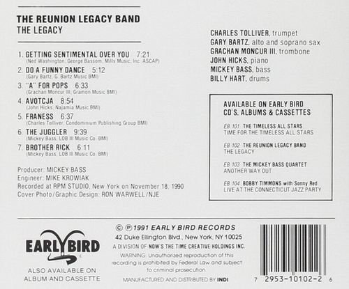 The Reunion Legacy Band - The Legacy (1991) CD Rip