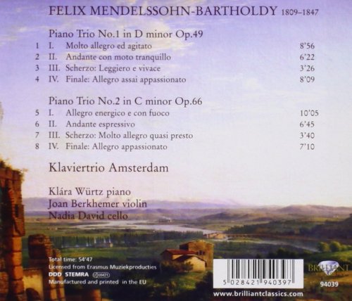 Klaviertrio Amsterdam - Mendelssohn: Piano Trios (2010)