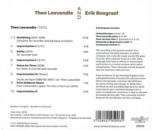 Theo Loevendie - Loevendie and Bosgraaf: Nachklang, Reflex, Dance, Improvisations (2018)