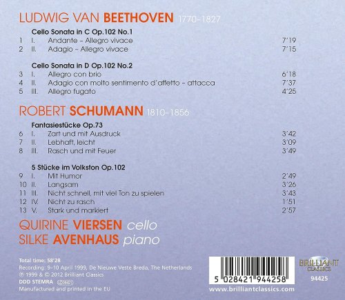 Quirine Viersen, Silke Avenhaus - Beethoven: Music for Cello and Piano (2006)