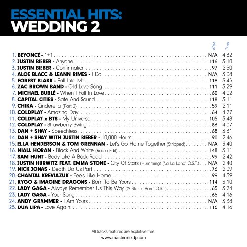 VA - Mastermix Essential Hits: Wedding 2 (2022)