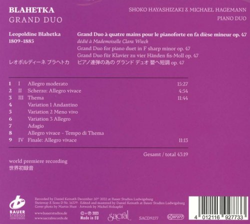 Shoko Hayashizaki, Michael Hagemann - Blahetka Grand Duo (2023) [Hi-Res]