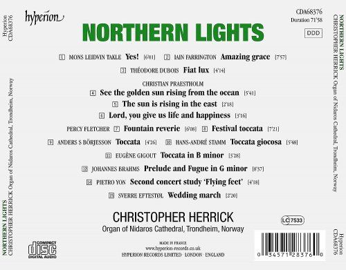 Christopher Herrick - Northern Lights - Organ of Nidaros Cathedral, Trondheim (2021) [Hi-Res]