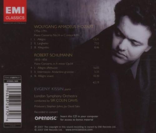 Evgeny Kissin, Sir Colin Davis, London Symphony Orchestra - Mozart - Piano Concerto No. 24, K491 / Schumann - Piano Concerto (2007)