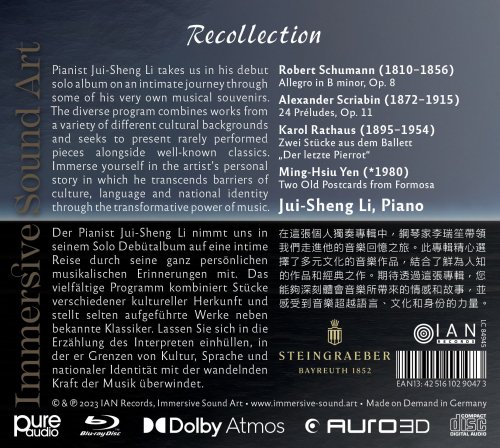 Jui-Sheng Li - Recollection (2023) [Hi-Res]