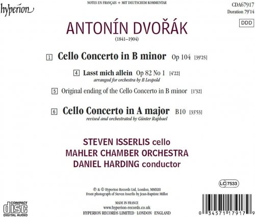 Steven Isserlis, Mahler Chamber Orchestra, Daniel Harding - Dvořák: Cello Concerto in B Minor, Op. 104; Cello Concerto in A Major (2013) [Hi-Res]