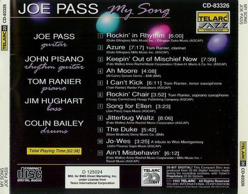 Joe Pass - My Song (1993) CD Rip