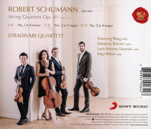 Stradivari Quartett - Schumann: The String Quartets (2018) [Hi-Res]