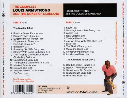 Louis Armstrong and The Dukes Of Dixieland - The Complete Louis Armstrong And The Dukes Of Dixieland (2007)