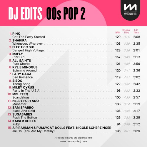 VA - Mastermix: DJ Edits 00s Pop 2 (2023)