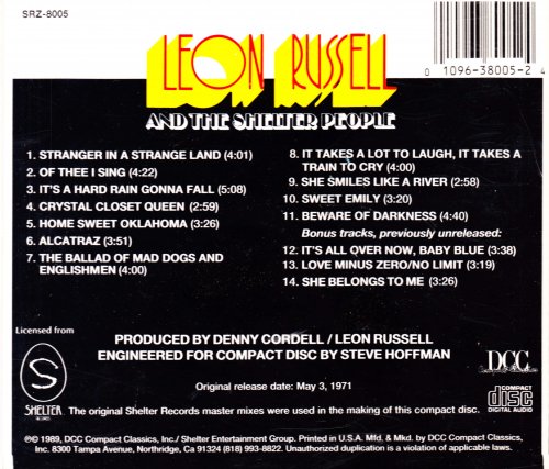 Leon Russell - Leon Russell And The Shelter People (1995)