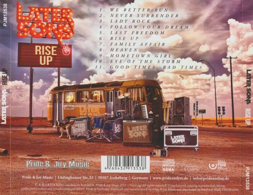 Later Sons - Rise Up (2023) CD-Rip