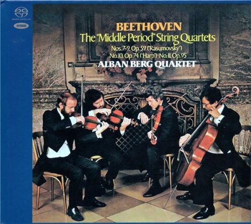 Alban Berg Quartett - Beethoven: The "Middle Period" String Quartets (1978-79)  [2021 SACD Definition Serie]