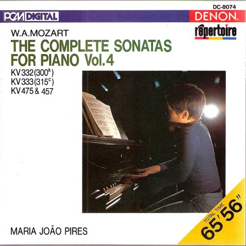 Maria João Pires - Mozart: The Complete Sonatas for Piano, Vol. 4 (1990)