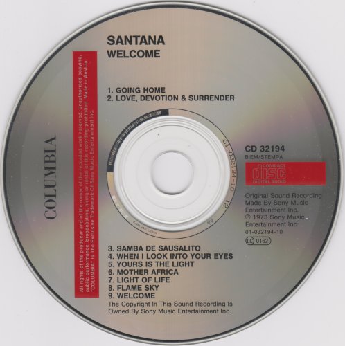 Santana - Welcome (2014)