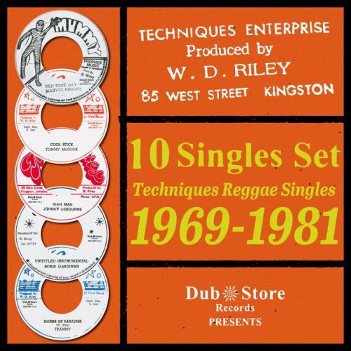 VA - Techniques Reggae Singles 2: 1969-1981 - 10 Singles Set (2023)