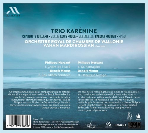 Trio Karénine, Orchestre Royal de Chambre de Wallonie, Vahan Mardirossian - Chants de l'isolé (2023) [Hi-Res]