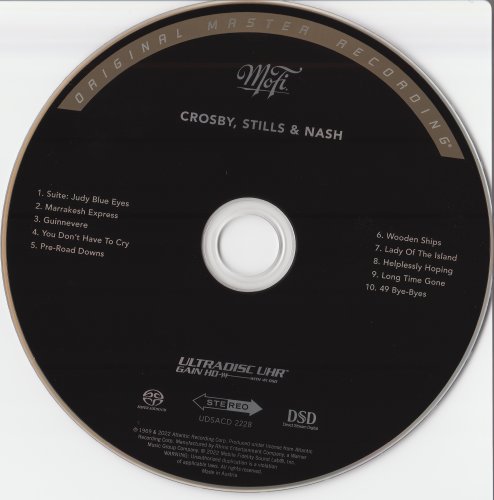 Crosby, Stills & Nash - Crosby, Stills & Nash (Remastered, Special Edition) (1969 / 2022) [SACD]