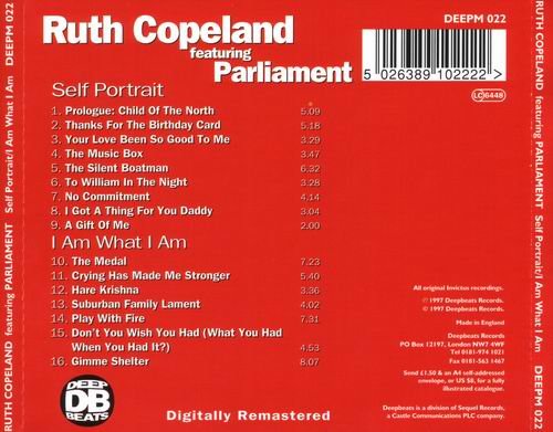 Ruth Copeland - Self Portrait/I Am What I Am (1971) CD Rip