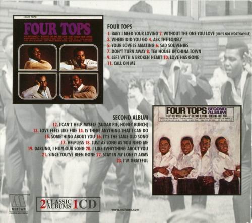 Four Tops - Four Tops & Four Tops Second Album (2001)