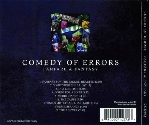 Comedy Of Errors - Fanfare & Fantasy (2013)