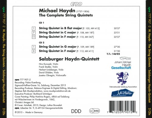 Salzburger Haydn-Quintett - Michael Haydn: The Complete String Quintets (2015) CD-Rip