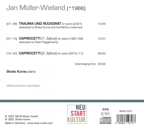 Shoko Kuroe - Jan Müller-Wieland: Piano Works (2023) [Hi-Res]