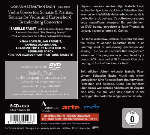 Isabelle Faust - Isabelle Faust plays Bach (Box-Set) (2022)