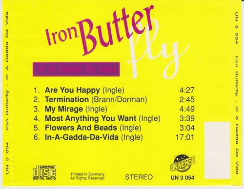 Iron Butterfly - In-A-Gadda-Da-Vida (1991)