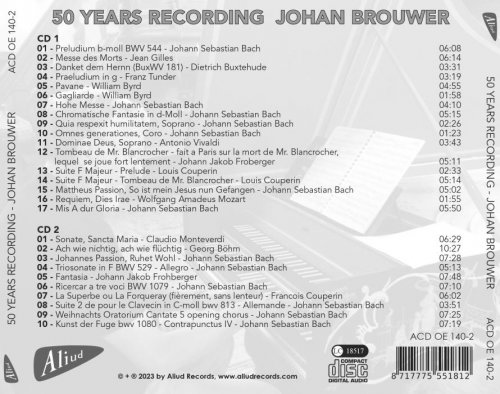 Johan Brouwer - 50 Years Recording (2023)