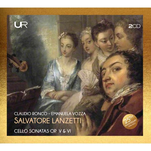 Claudio Ronco, Emanuela Vozza - Lanzetti: Cello Sonatas Op. V & VI (2023)