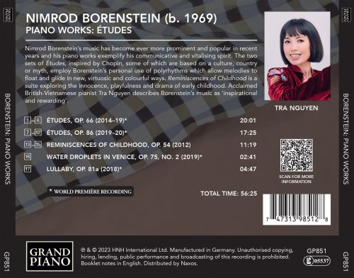 Tra Nguyen - Nimrod Borenstein: Piano Works (2023) [Hi-Res]