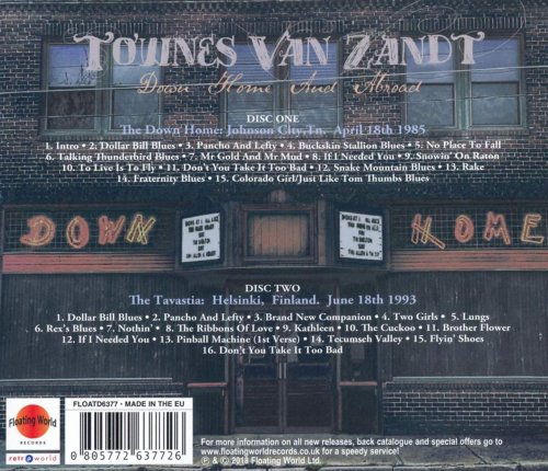 Townes Van Zandt - Down Home and Abroad (2018)