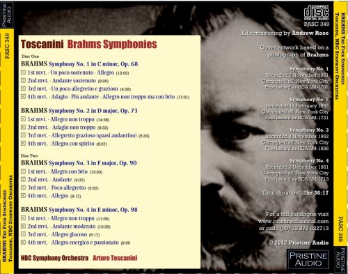 Arturo Toscanini - Brahms: The Four Symphonies (1951, 1952) [2012]