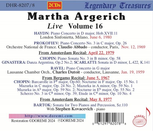 Martha Argerich - Martha Argerich Live, Vol. 16 (2023)