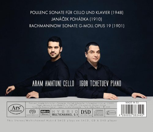 Aram Amatuni, Igor Tchetuev - Poulenc, Janáček & Rachmaninoff: Chamber Works (2023) [Hi-Res]