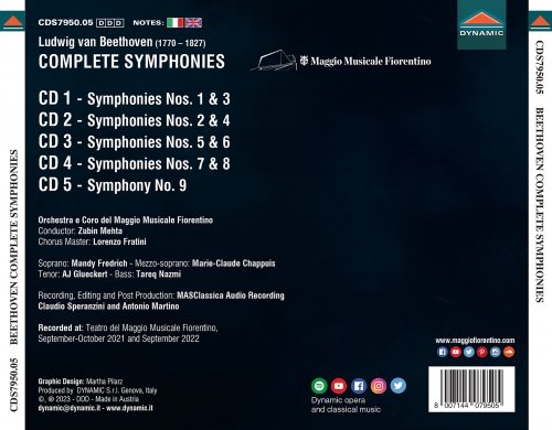 Zubin Mehta, Orchestre du Mai Musical Florentin, Coro Del Maggio Musicale Fiorentino - Beethoven: Complete Symphonies (Live) (2023) [Hi-Res]