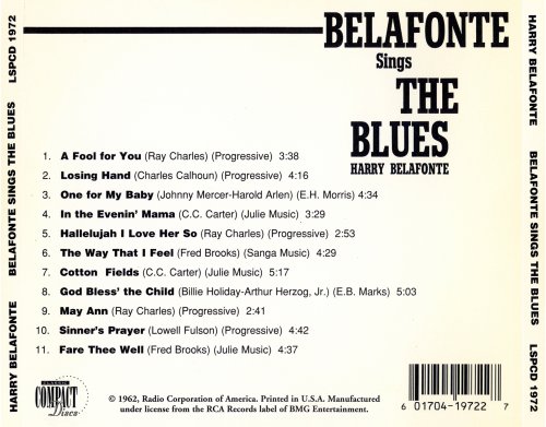 Harry Belafonte - Belafonte Sings the Blues (1958)