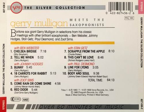 Gerry Mulligan - Gerry Mulligan Meets The Saxophonists: The Silver Collection (1985)