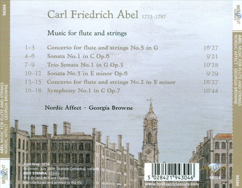 Georgia Browne, Nordic Affect - Abel: Music for flute and strings (2012) CD-Rip