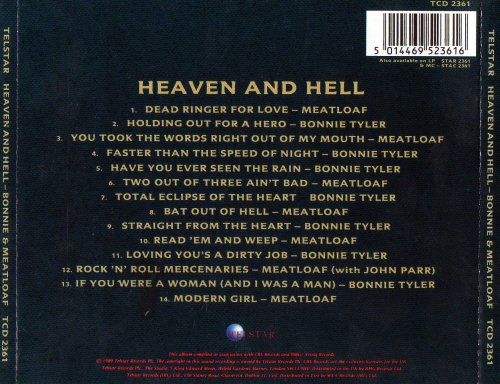 Bonnie + Meatloaf - Heaven & Hell (1989) CD-Rip