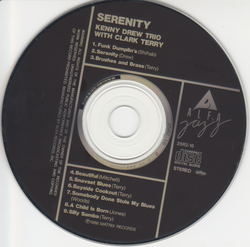 Kenny Drew Trio with Clark Terry - Serenity (Japan Edition) (1988)